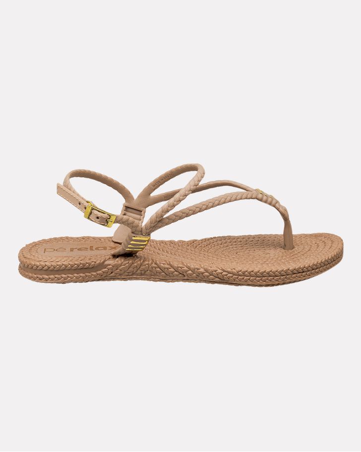 Sandália Hibisco - Taupe