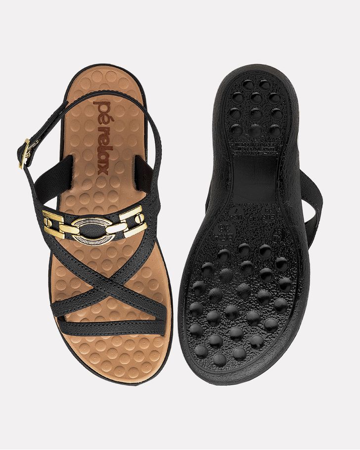 Sandália Ortopédico Giesta - Preta