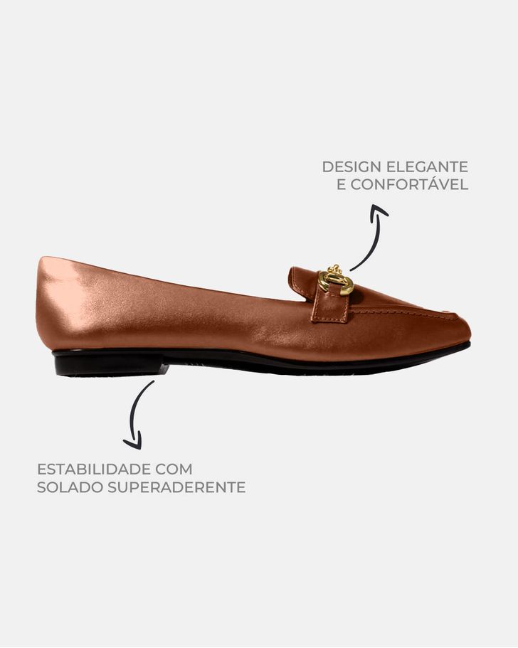 Mocassim Monilaria - Bronze