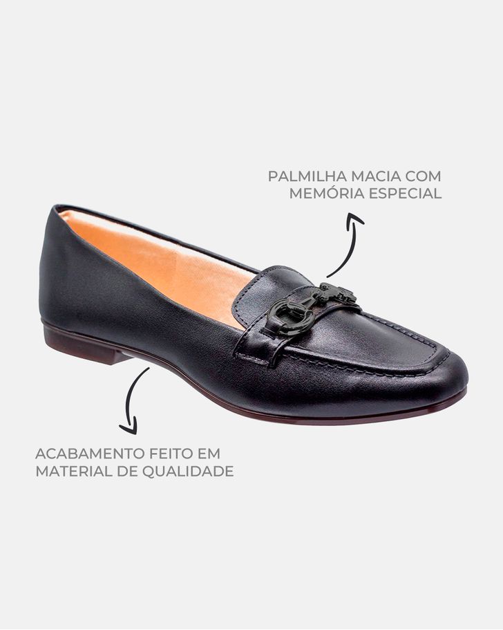 Sapatilha Monilaria - Preta / Preta