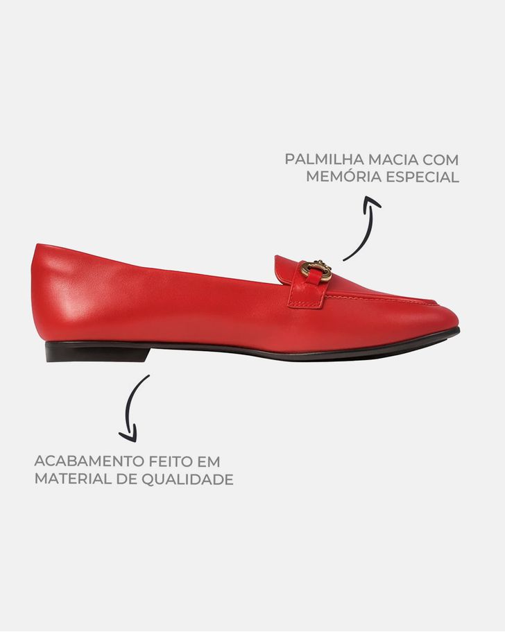 Sapatilha Monilaria - Vermelha