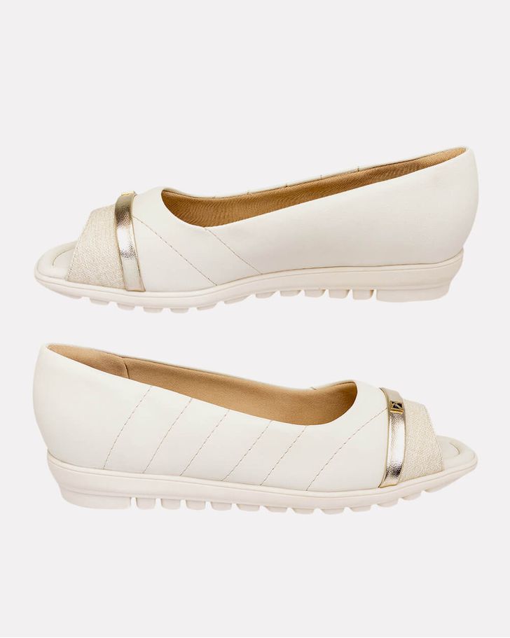Sapato Aberto Tília - Off White
