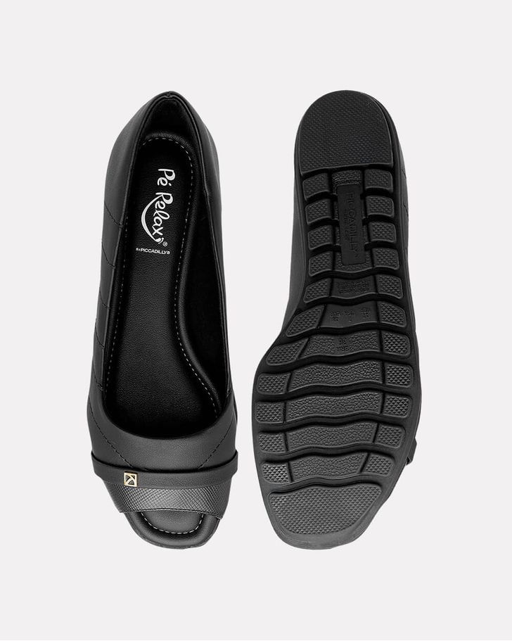 Sapato Aberto Tília - Preto