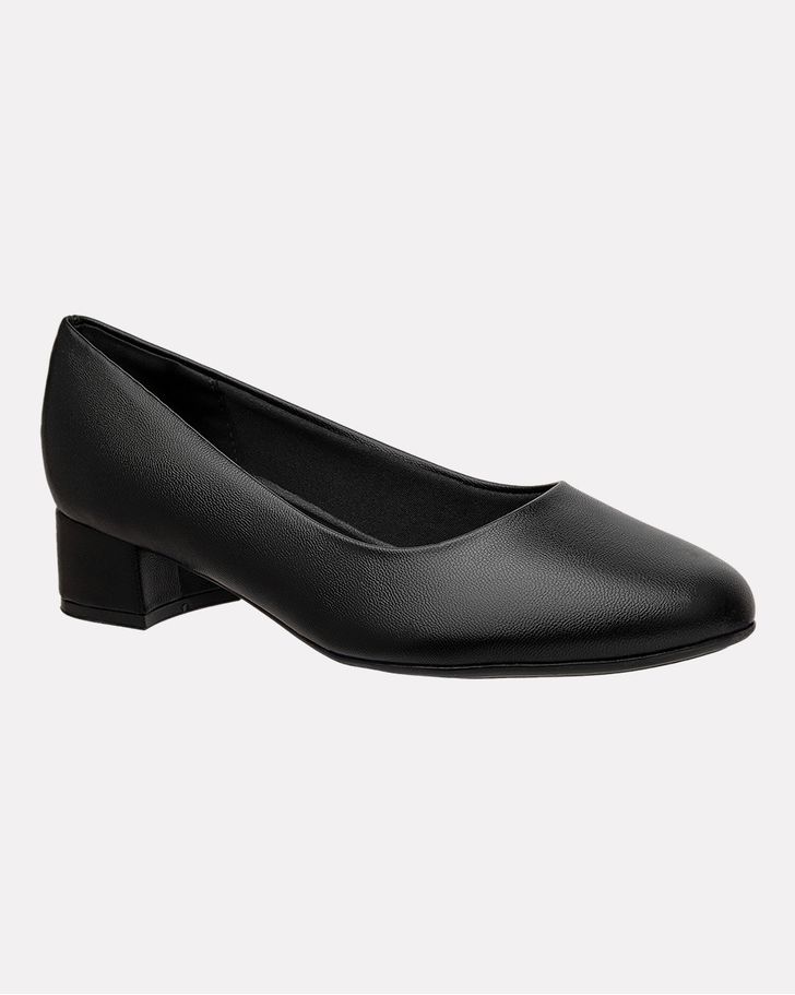 Sapato Salto Bloco Ipoméia - Preto