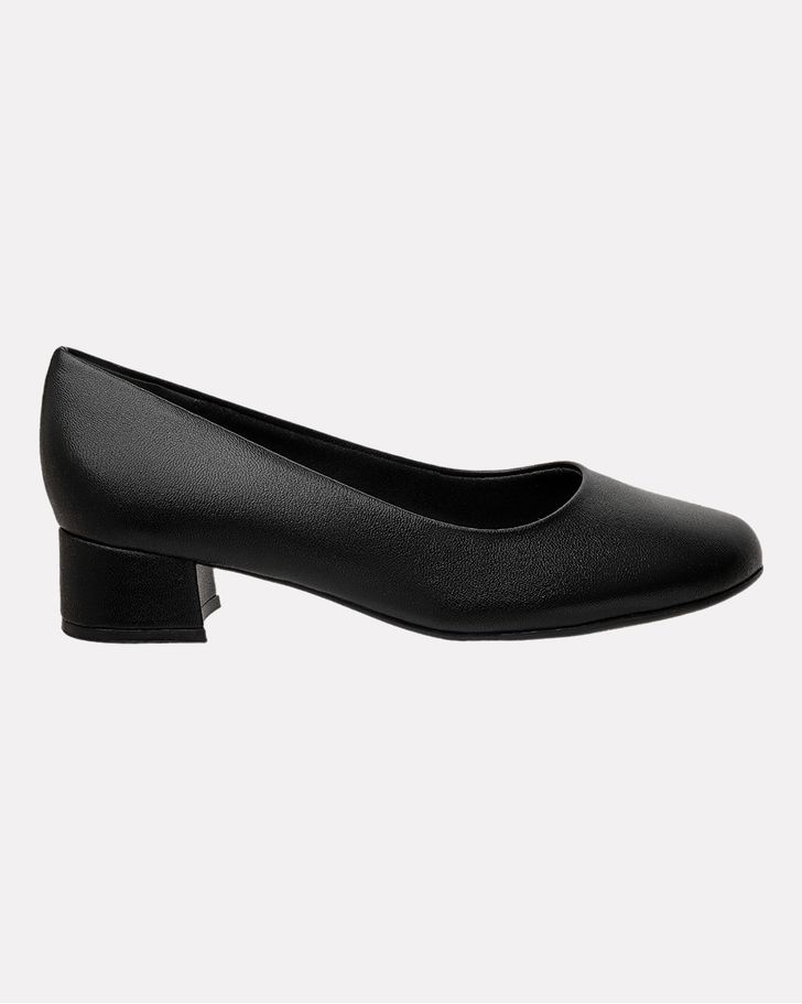 Sapato Salto Bloco Ipoméia - Preto