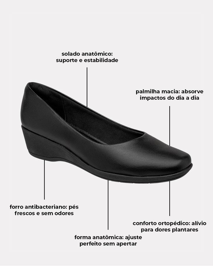 Sapato Lírio - Preto