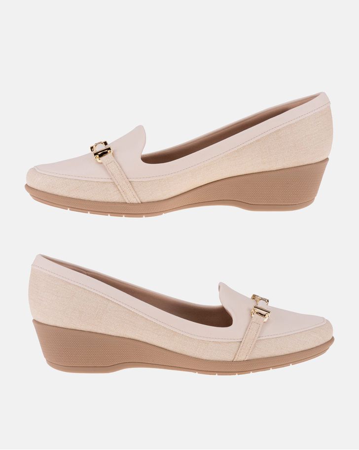 Sapato Comfort Lírio - Natural