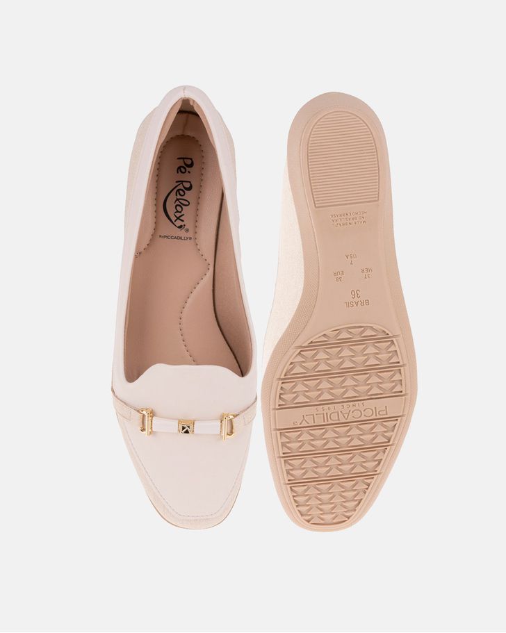 Sapato Comfort Lírio - Natural