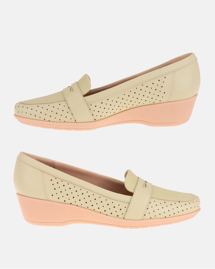Sapato Comfort Lírio - Erva Doce