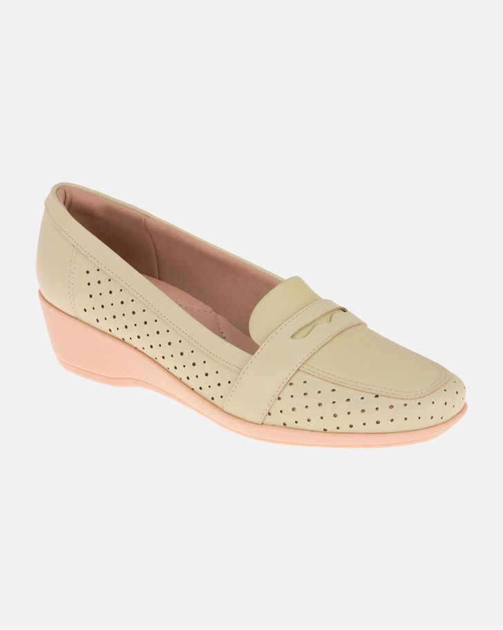 Sapato Comfort Lírio - Erva Doce