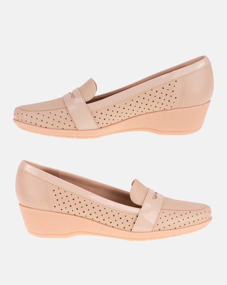 Sapato Comfort Lírio - Marfim