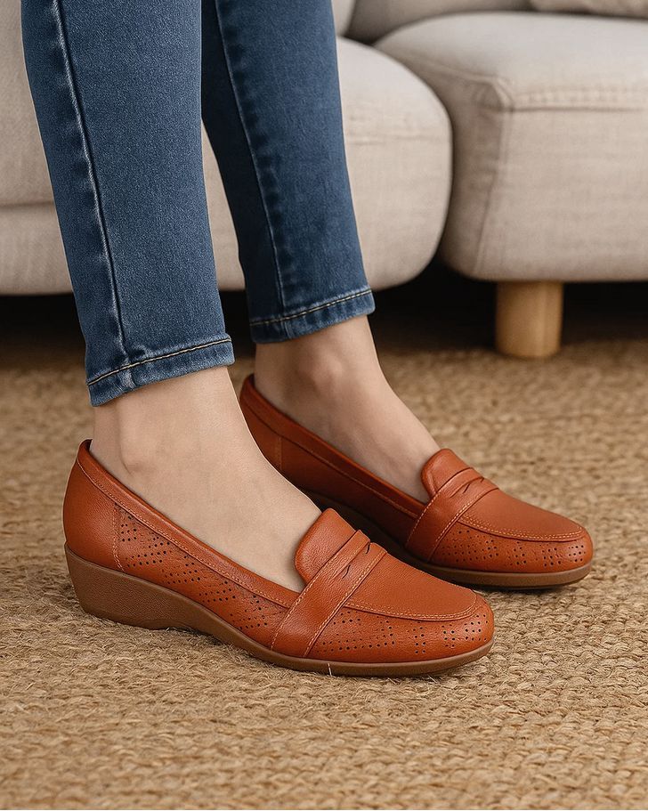 Loafer Anabela Lirio - Ocre