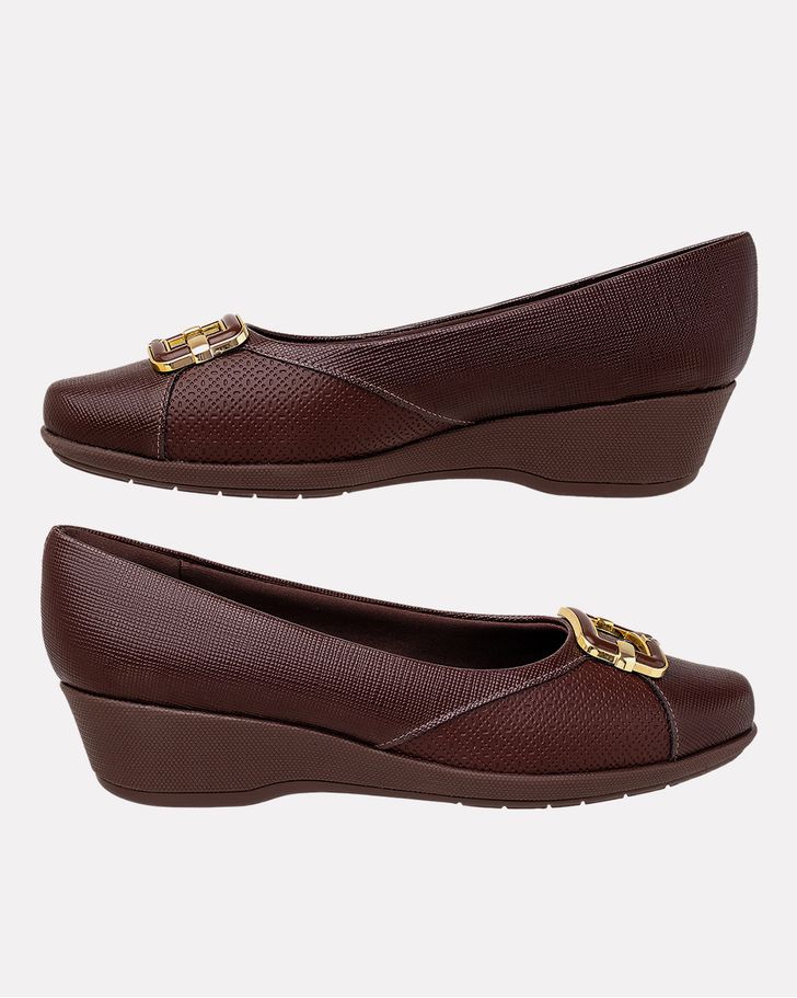 Sapato Feminino Lírio - Café