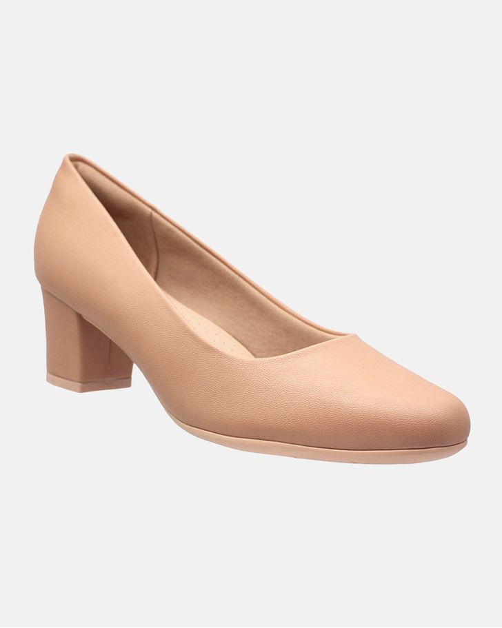 Sapato Social Feminino Magnólia - Amêndoa