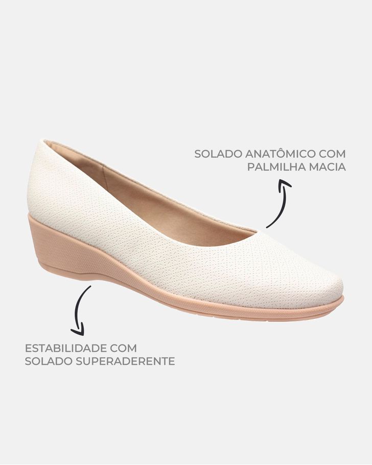 Sapato Lírio - Off White