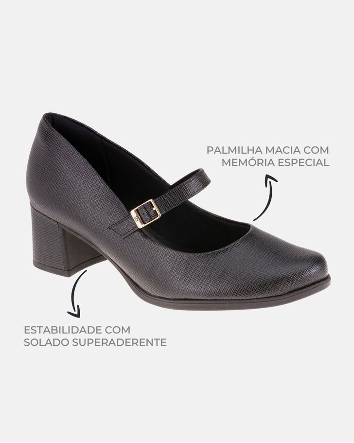 Sapato Boneca Camélia - Preto