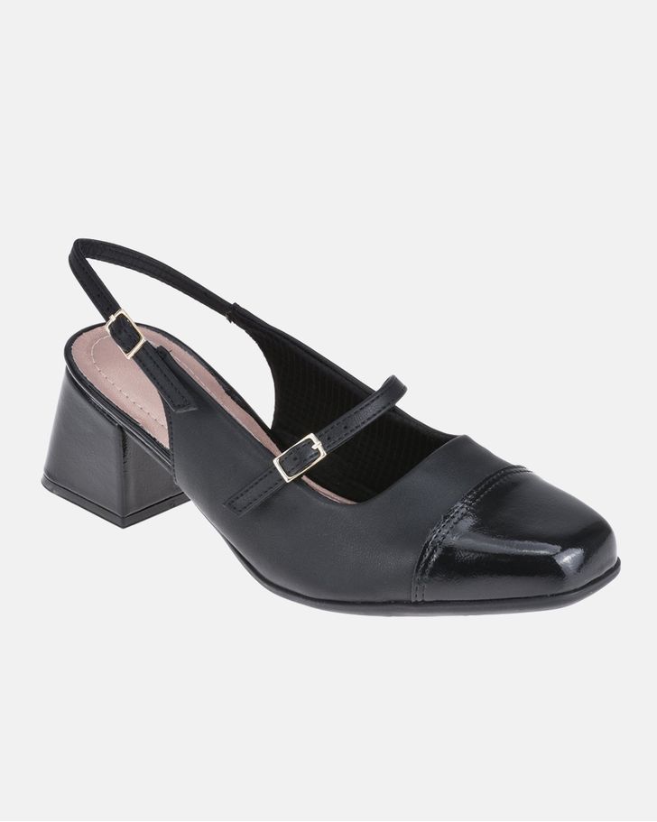 Slingback Fáfia - Preto