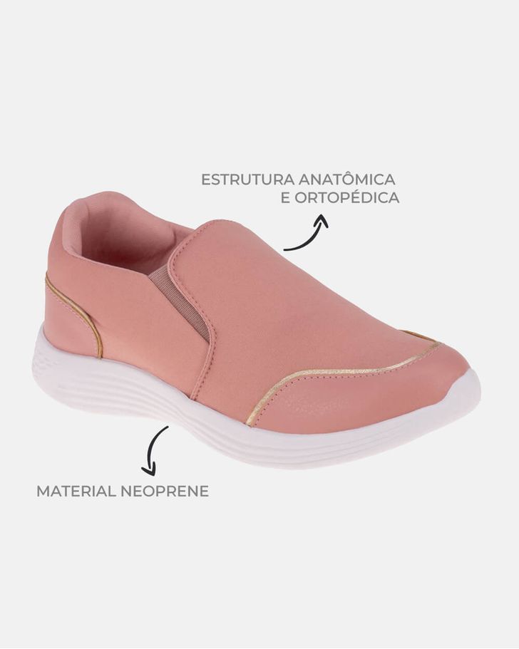 Slip On para Joanete Violeta - Rosê
