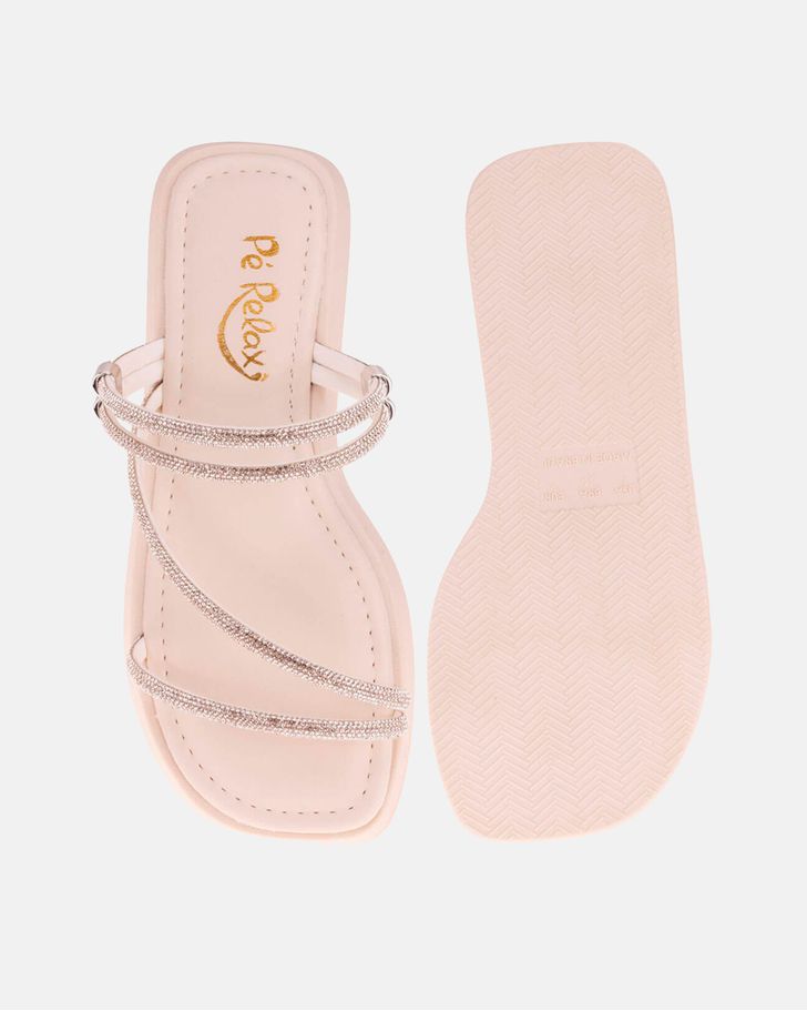 Rasteirinha Papete Alisso - Off White