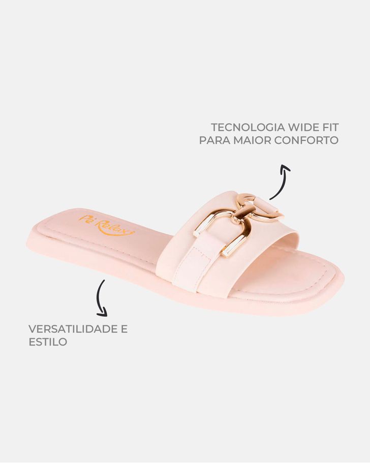 Tamanco Rasteirinha Alisso - Off White