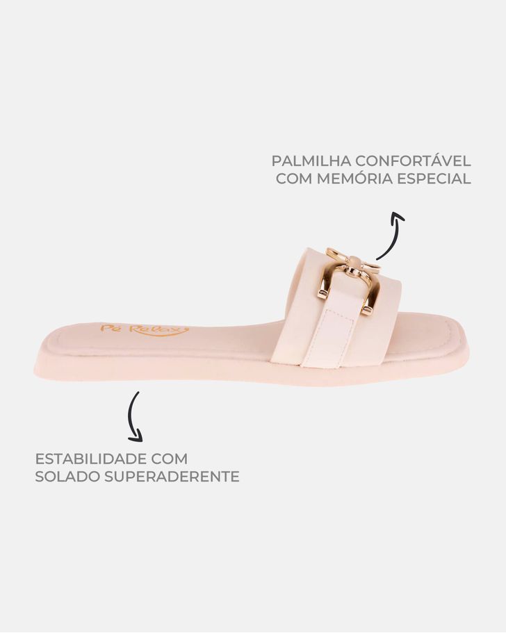 Tamanco Rasteirinha Alisso - Off White