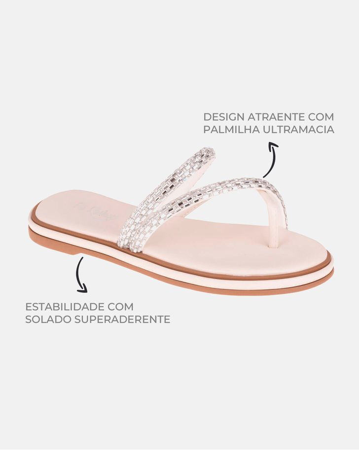 Rasteirinha Camomila - Off White