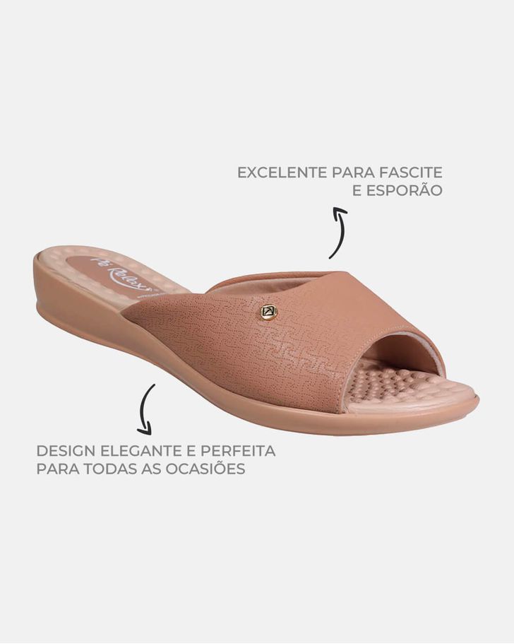Tamanco Anatômico Jasmim - Amêndoa
