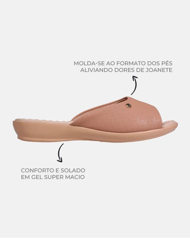 Tamanco Anatômico Jasmim - Amêndoa