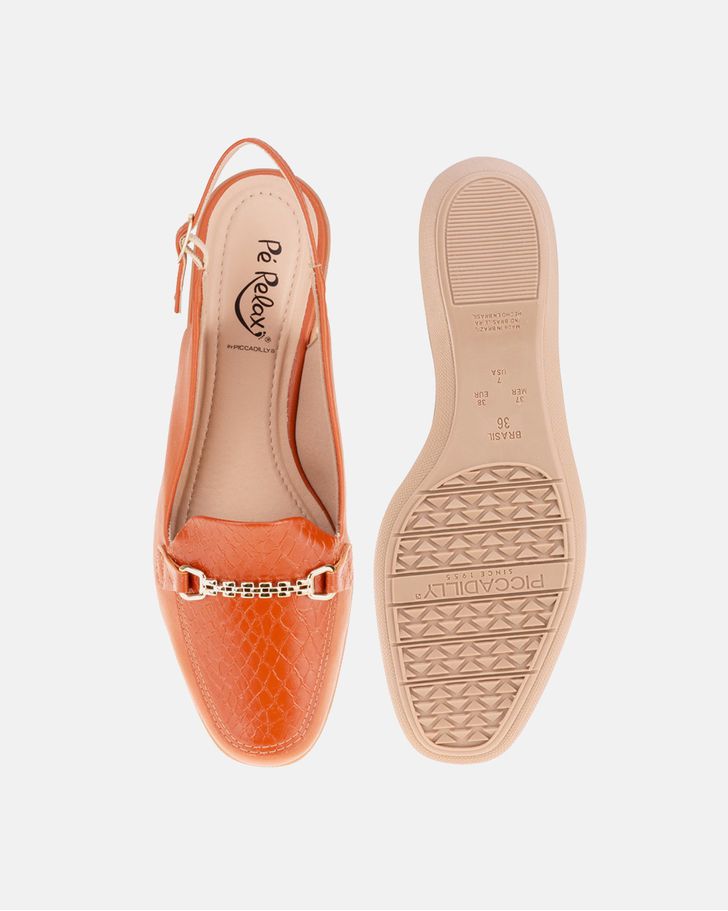 Slingback Mule Lírio - Capuccino