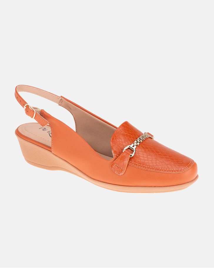 Slingback Mule Lírio - Capuccino