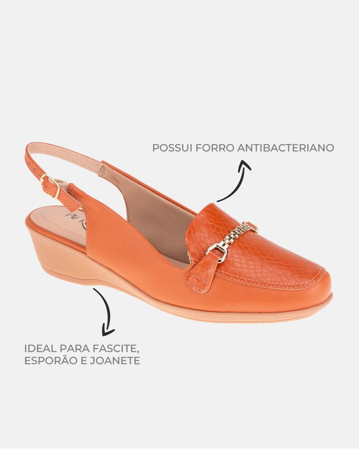 Slingback Mule Lírio - Capuccino