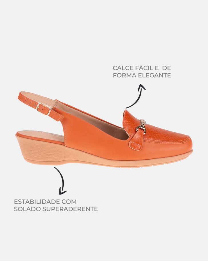 Slingback Mule Lírio - Capuccino