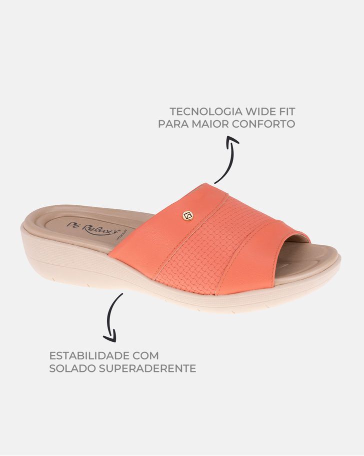 Tamanco Helicônia - Coral