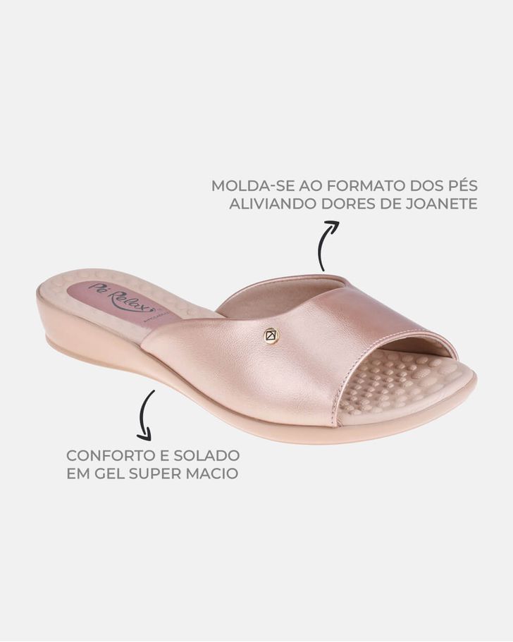 Tamanco Anatômico Jasmim - Rosê Gold