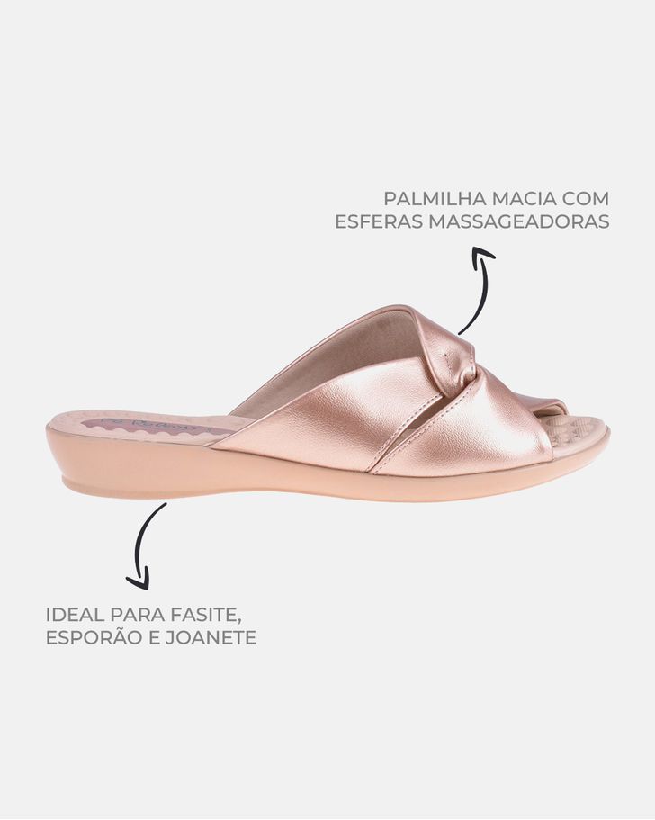 Tamanco ortopédico Jasmim - Rosê Gold