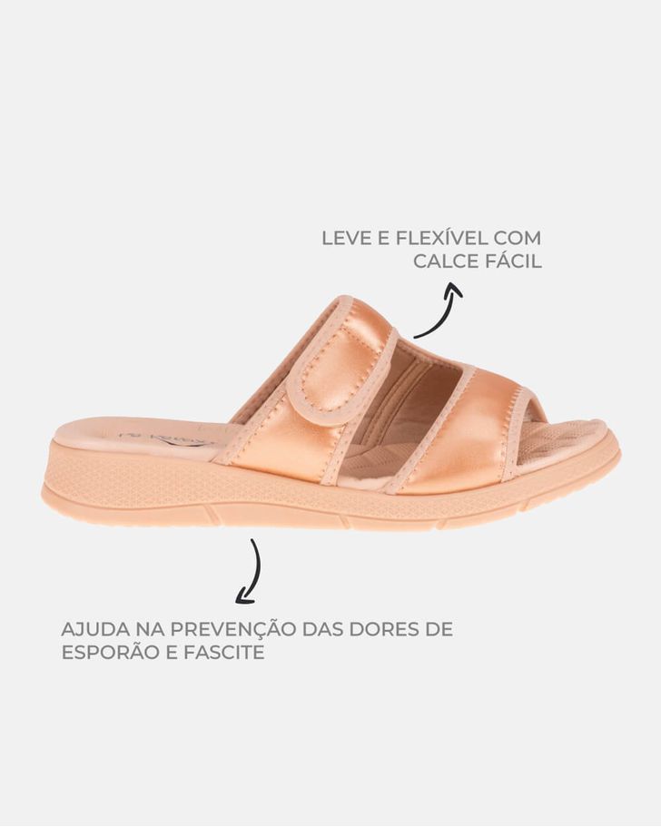 Tamanco Kalanchoê - Rosê Gold