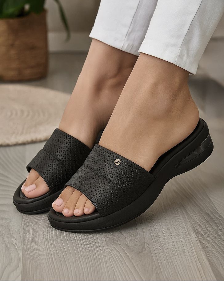 Tamanco Ortopédico Camélia - Preto 