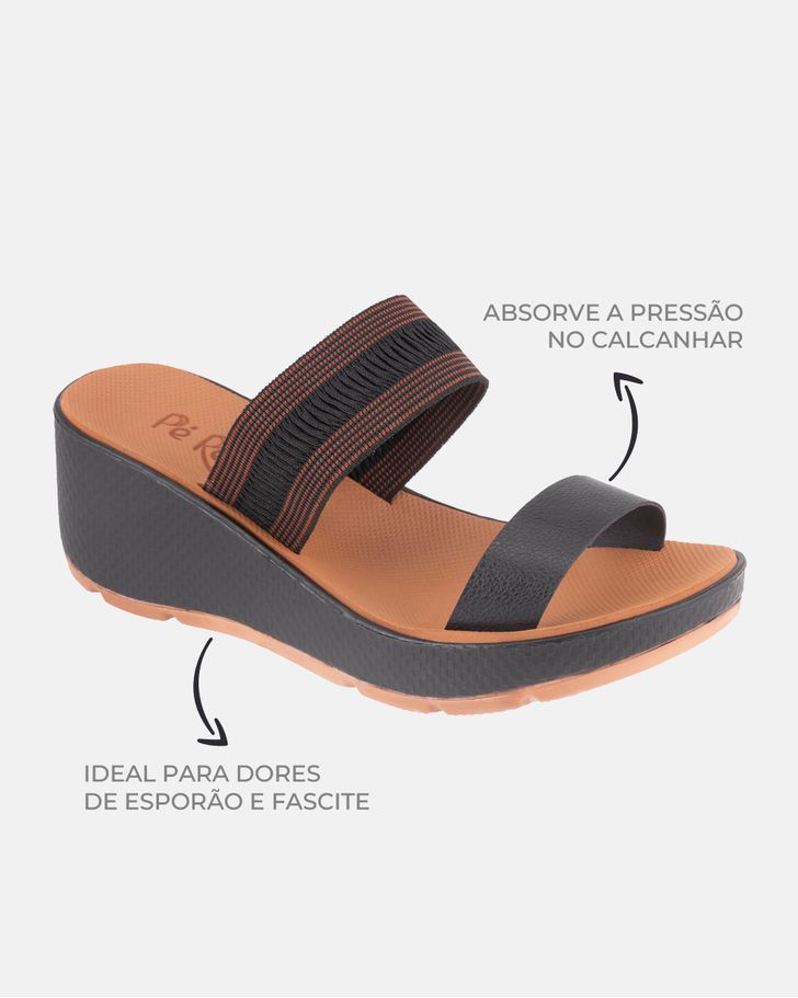 Tamanco Celósia - Preto