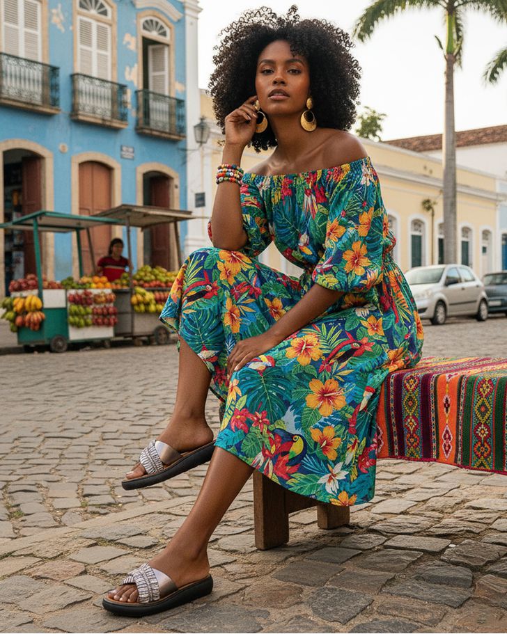 Tamanco para Fascite Antúrio - Onix Metal / Preto