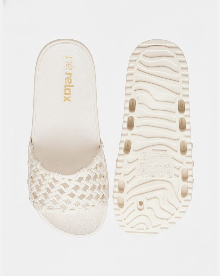 Tamanco Ipomeia - Creme / Creme