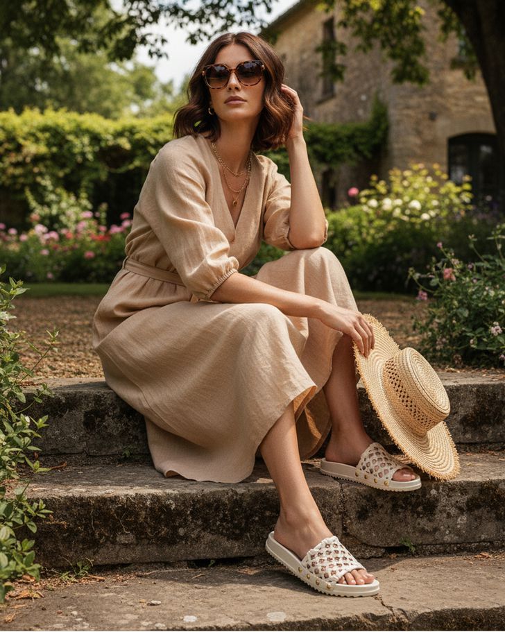 Tamanco Ipomeia - Creme / Creme