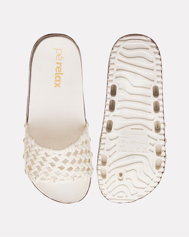 Tamanco Ipomeia - Creme