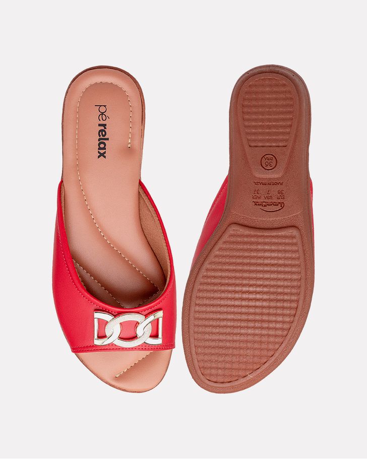 Tamanco Gerânio - Vermelho