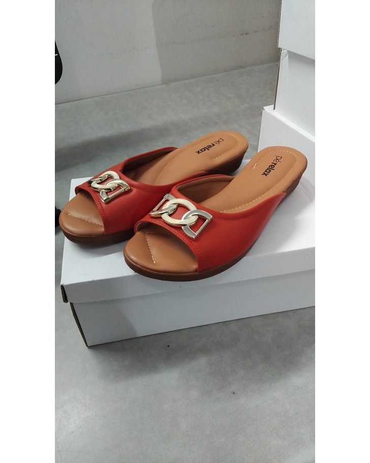 Tamanco Gerânio - Vermelho