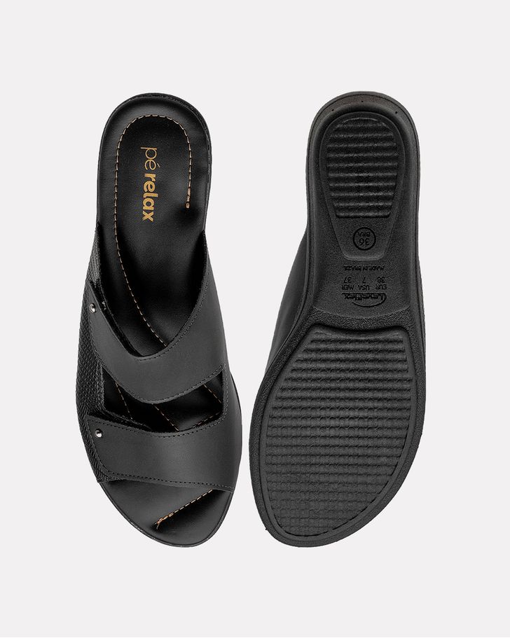 Tamanco Gerânio - Preto