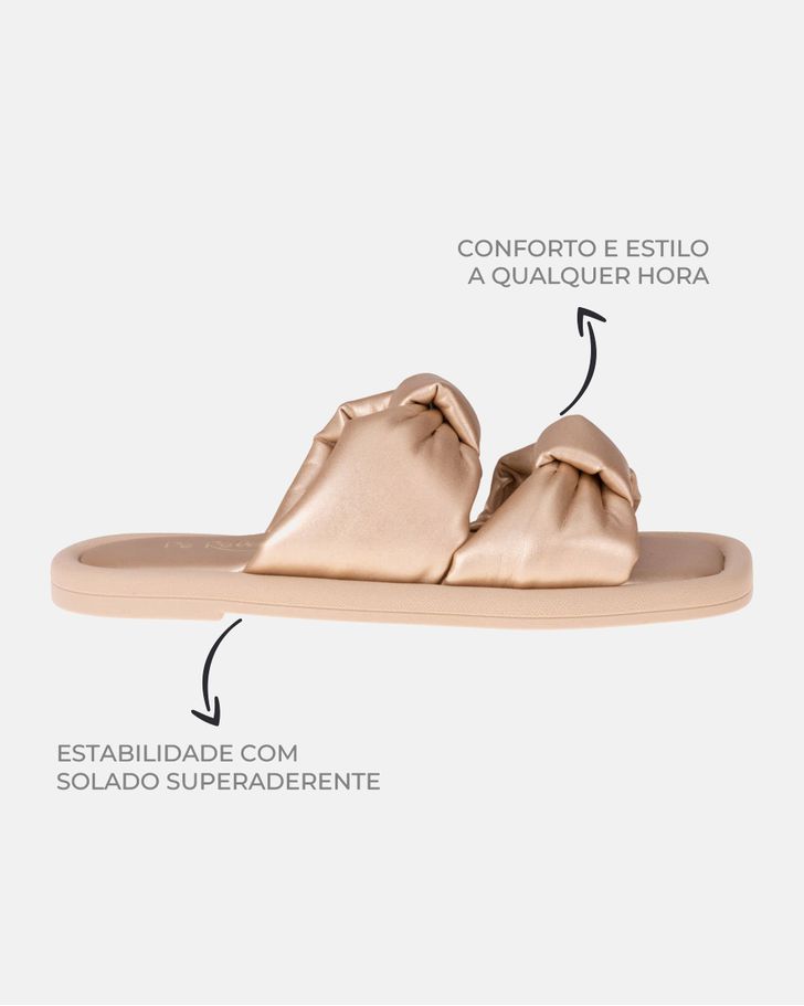 Tamanco Estrelícia - Champagne