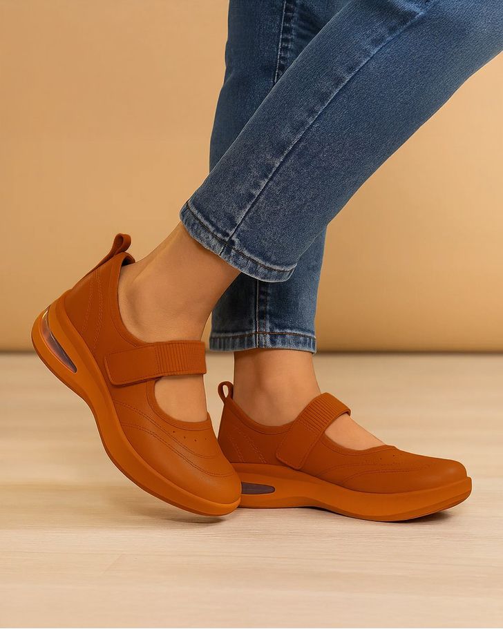 Tênis Boneca Camélia - Ocre / Caramelo