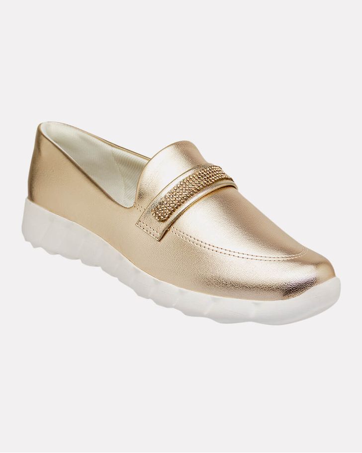Tênis Casual Gladíolo - Ouro