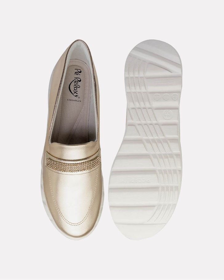 Tênis Casual Gladíolo - Ouro