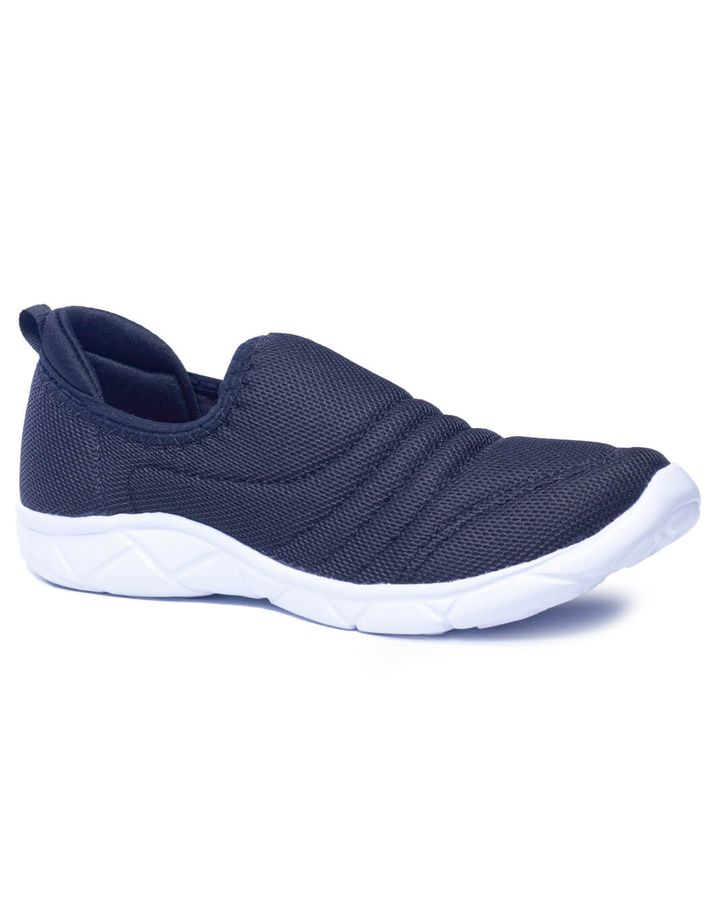 Tênis Slip On Ultra Leve Amaranto - Preto